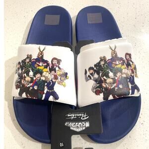 My Hero Academia Slides Sz 10 Men, 8 Women New In Original Bag Jap Anime
